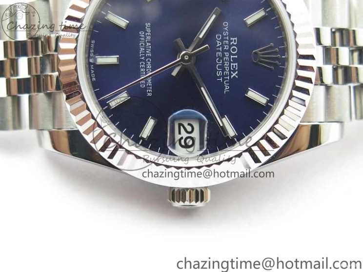Best SS Blue Dial Marker Jubilee BP 31mm Maker Datejust 278271 Bracelet on Sticks Edition 0827